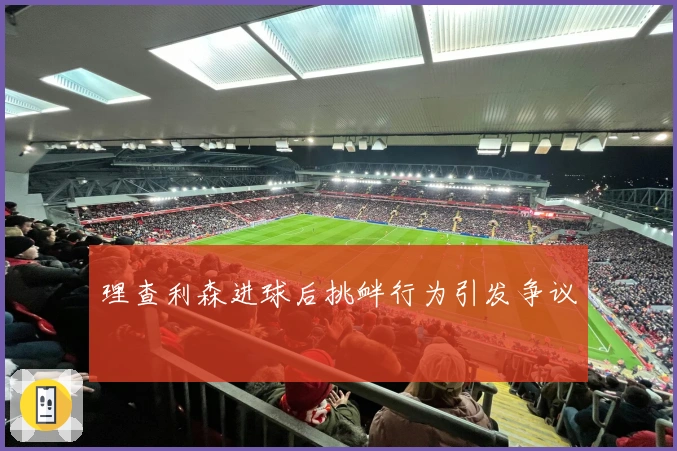 理查利森进球后挑衅行为引发争议